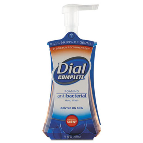 Dial Antibacterial Foaming Hand Wash  Original Scent  7 5 oz Pump Bottle  8 Carton (DIA 02936)