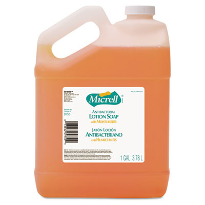 MICRELL Antibacterial Lotion Soap  Light Scent  1 gal Bottle  4 Carton (GOJ 9755)