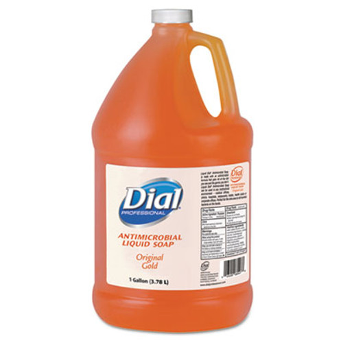 Dial Professional Gold Antimicrobial Liquid Hand Soap  Floral Fragrance  1 gal Bottle  4 Carton (DIA 88047)