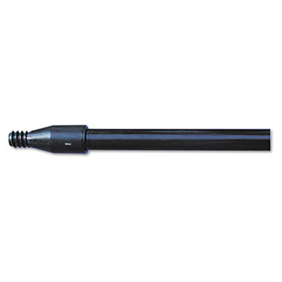 Boardwalk Fiberglass Broom Handle  Nylon Plastic Threaded End  1  Dia  x 60  Long  Black (UNS 636)