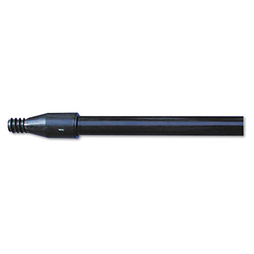 Boardwalk Fiberglass Broom Handle  Nylon Plastic Threaded End  1  Dia  x 60  Long  Black (UNS 636)