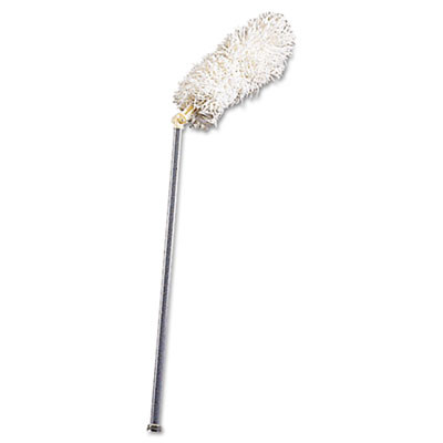 Rubbermaid Commercial HiDuster Dusting Tool with Angled Lauderable Head  51  Extension Handle (RCP T120)