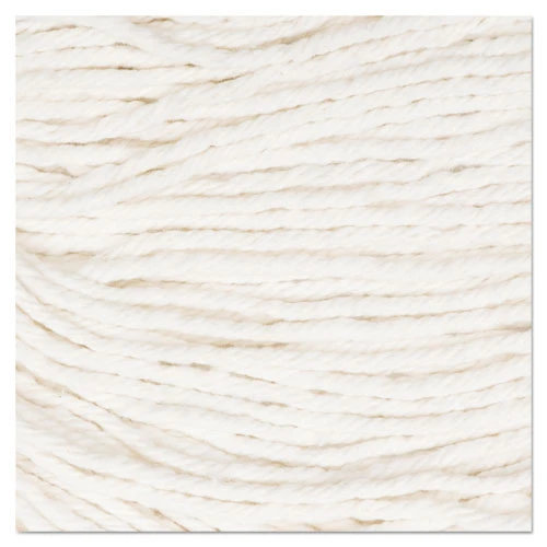Boardwalk Super Loop Wet Mop Head  Cotton Synthetic Fiber  5  Headband  Medium Size  White  12 Carton (UNS 502WH)
