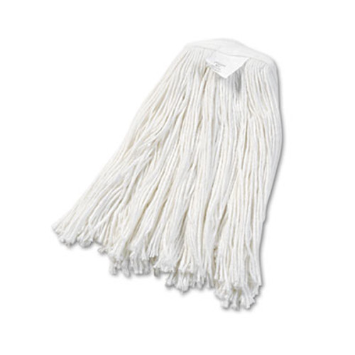 Boardwalk Cut-End Wet Mop Head  Rayon  No  20  White  12 Carton (UNS 2020R)