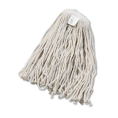 Boardwalk Cut-End Wet Mop Head  Cotton  White   20  12 Carton (UNS 2020C)