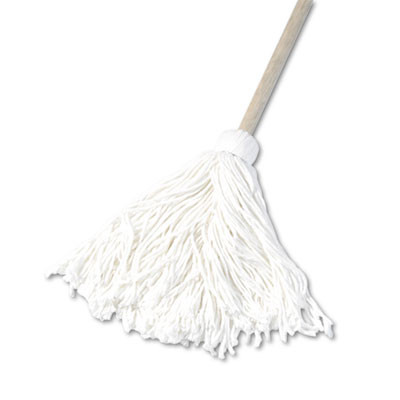 Boardwalk Deck Mop  48  Wooden Handle  16oz Rayon Fiber Head  6 Pack (UNS 116R)