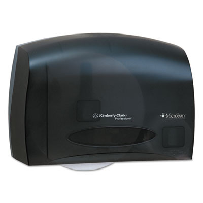 Scott Essential Coreless Jumbo Roll Tissue Dispenser  14 25 x 6 x 9 7  Black (KCC 09602)