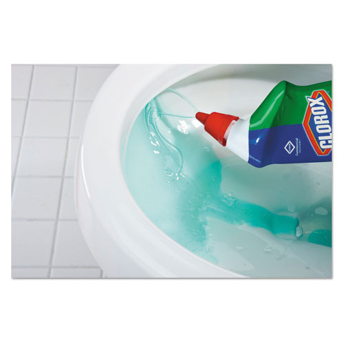 Clorox Toilet Bowl Cleaner with Bleach  Fresh Scent  24oz Bottle  12 Carton (CLO00031CT)