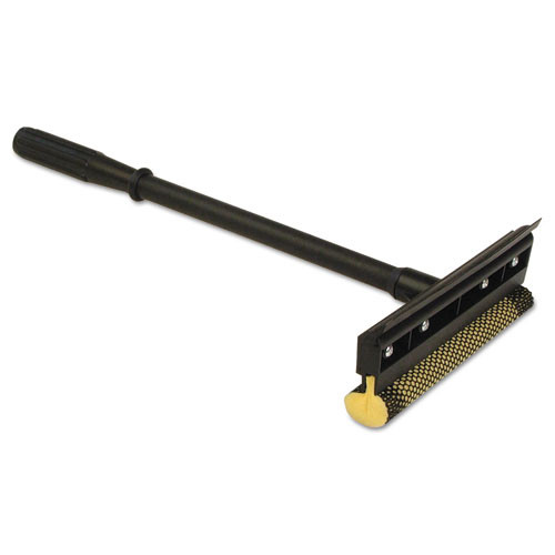 Boardwalk General-Duty Squeegee  8  Sponge Head Rubber Blade  16  Plastic Handle (UNS 816)