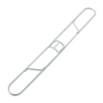 Boardwalk Clip-On Dust Mop Frame  48w x 5d  Zinc Plated (UNS 1448)