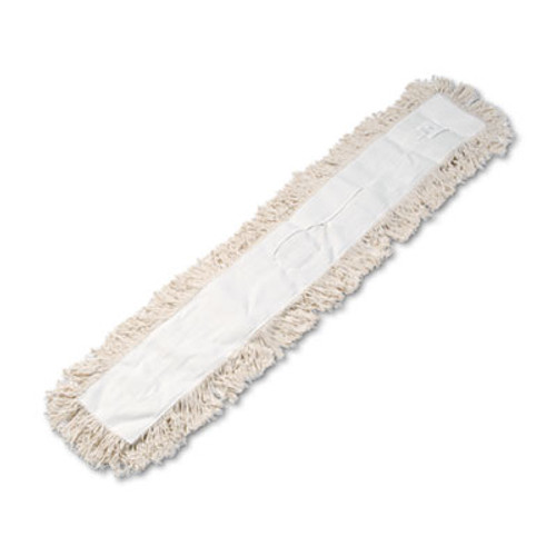 Boardwalk Industrial Dust Mop Head  Hygrade Cotton  48w x 5d  White (UNS 1348)