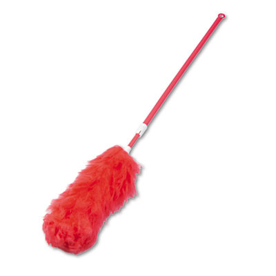 Boardwalk Lambswool Extendable Duster  Plastic Handle Extends 35  to 48   Assorted Colors (UNS L3850)