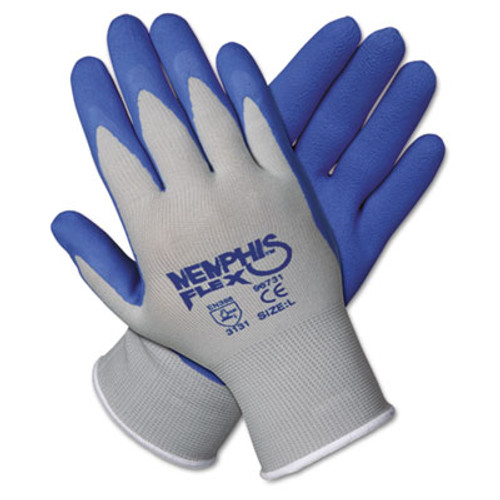 MCR Safety Memphis Flex Seamless Nylon Knit Gloves  X-Large  Blue Gray  Pair (MCR 96731XL)