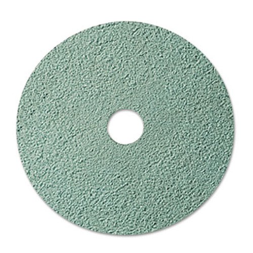 3M Burnish Floor Pad 3100  20  Diameter  Aqua  5 Carton (MCO 08753)