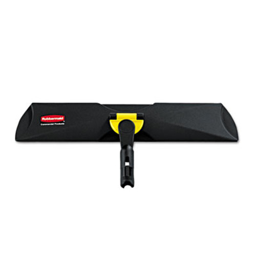 Rubbermaid Commercial HYGEN HYGEN Quick Connect Single-Sided Frame  18w x 3 3 8d  Plastic  Black (RCP Q559 BLA)