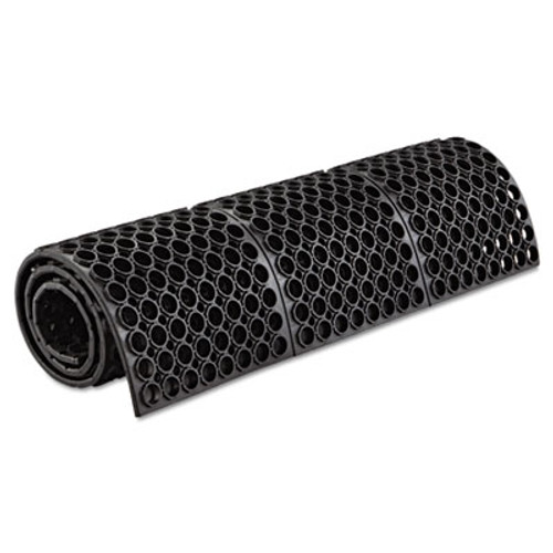 Crown Safewalk Heavy-Duty Anti-Fatigue Drainage Mat  General Purpose  36 x 60  Black (CRO WSTF35 BLA)