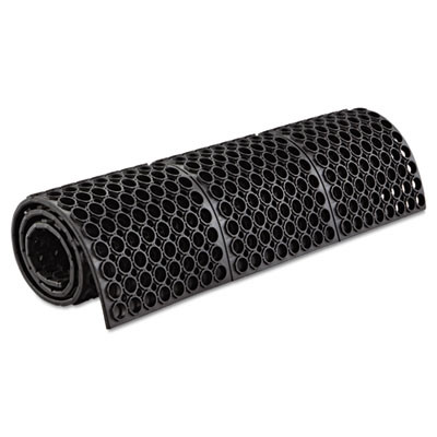 Crown Safewalk Heavy-Duty Anti-Fatigue Drainage Mat  General Purpose  36 x 60  Black (CRO WSTF35 BLA)