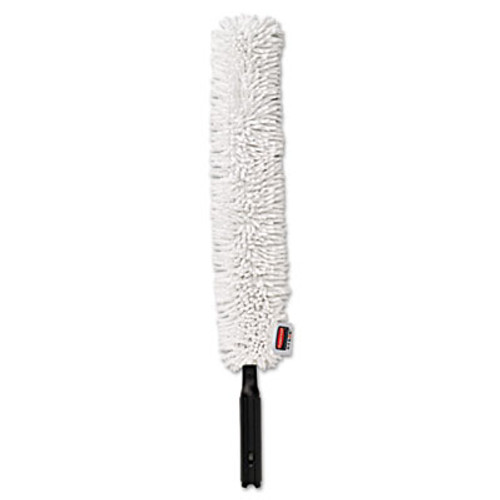 Rubbermaid Commercial HYGEN HYGEN Quick-Connect Flexible Dusting Wand  28 3 8  Handle (RCP Q852 WHI)