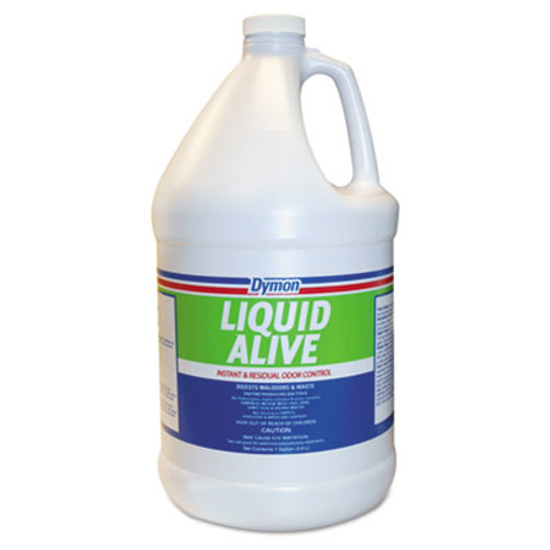 Dymon LIQUID ALIVE Odor Digester  1 gal Bottle  4 Carton (DYM 33601)