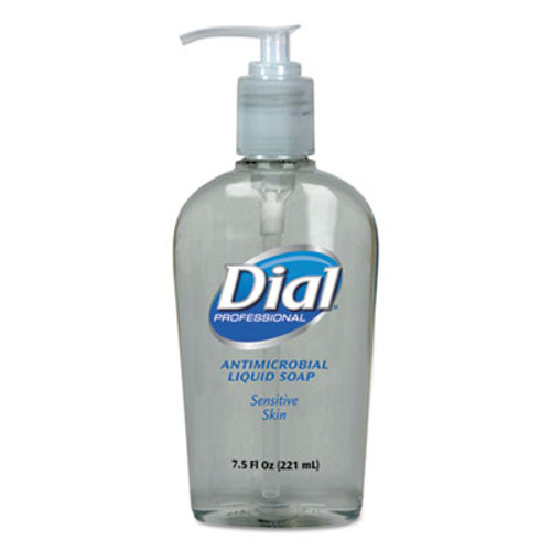 Dial Professional Antimicrobial Soap for Sensitive Skin  7 5 oz Decor Pump Bottle  Floral  12 CT (DIA 82834)