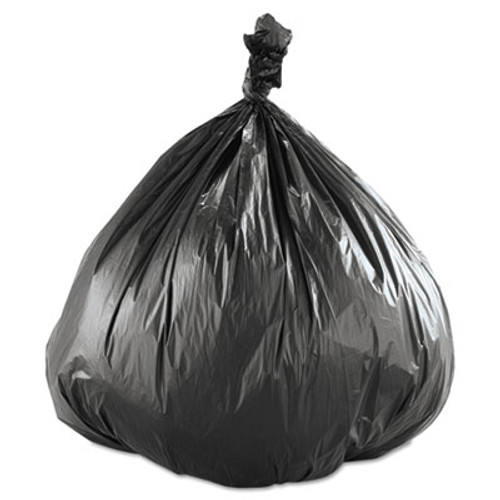 Inteplast Group High-Density Commercial Can Liners Value Pack  45 gal  19 microns  40  x 46   Black  150 Carton (IBS VALH4048K22)