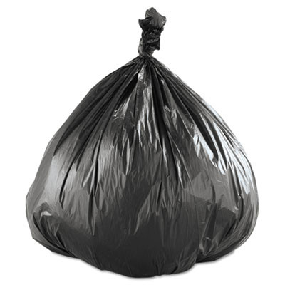 Inteplast Group High-Density Commercial Can Liners Value Pack  45 gal  19 microns  40  x 46   Black  150 Carton (IBS VALH4048K22)