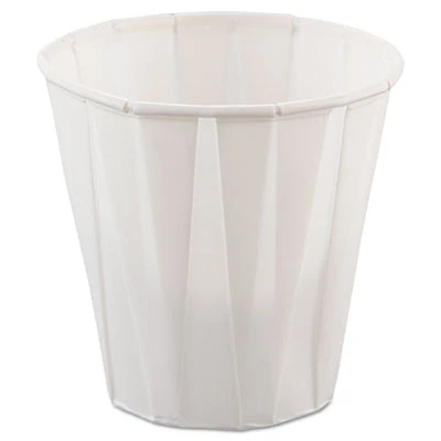 Dart Paper Medical   Dental Treated Cups  3 5oz  White  100 Bag  50 Bags Carton (SCC 450)