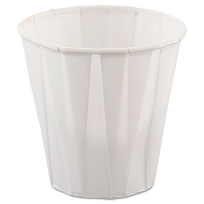 Dart Paper Medical   Dental Treated Cups  3 5oz  White  100 Bag  50 Bags Carton (SCC 450)