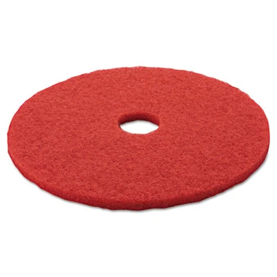 3M Low-Speed Buffer Floor Pads 5100  20  Diameter  Red  5 Carton (MCO 08395)