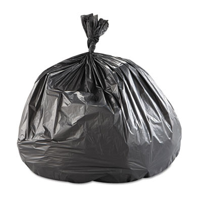 Inteplast Group High-Density Commercial Can Liners  60 gal  22 microns  43  x 48   Black  150 Carton (IBS S434822K)