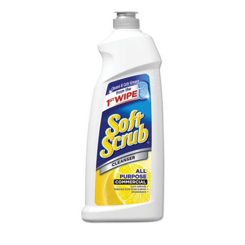 Soft Scrub All Purpose Cleanser Commercial Lemon Scent 36oz (DIA 15020)