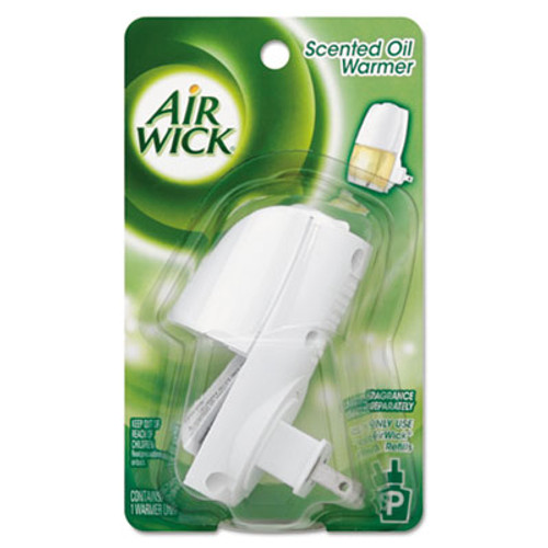 Air Wick Scented Oil Warmer  1 75  x 2 69  x 3 63   White Gray  6 Carton (REC 78046)