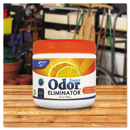 BRIGHT Air Super Odor Eliminator  Mandarin Orange and Fresh Lemon  14 oz  6 Carton (BRI 900013)