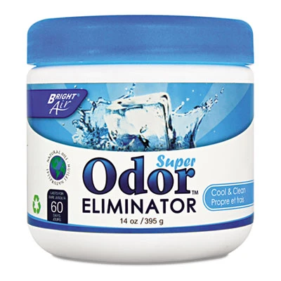 BRIGHT Air Super Odor Eliminator  Cool and Clean  Blue  14 oz  6 Carton (BRI 900090)