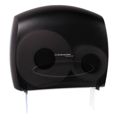 Kimberly-Clark Professional* JRT Jr  Escort Jumbo Bathroom Tissue Dispenser  13 33  x 5 75  x 16   Smoke (KCC 09507)