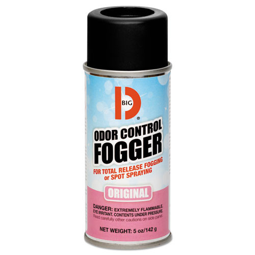 Big D Industries Odor Control Fogger  Original Scent  5 oz Aerosol  12 Carton (BGD 341)