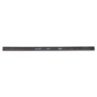 Unger ErgoTec Replacement Squeegee Blades  18  Wide  Black Rubber  Soft  12 Pack (UNG RT45)