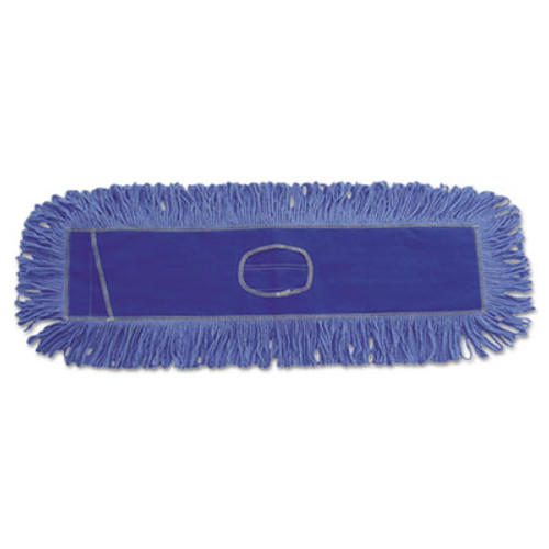 Boardwalk Mop Head  Dust  Looped-End  Cotton Synthetic Fibers  24 x 5  Blue (UNS 1124)