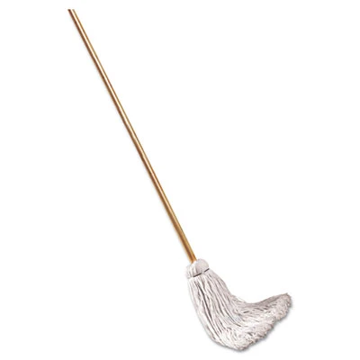 Boardwalk Deck Mop  48  Wooden Handle  12oz Cotton Fiber Head  6 Pack (UNS 112C)