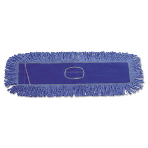Boardwalk Dust Mop Head  Cotton Synthetic Blend  36 x 5  Looped-End  Blue (UNS 1136)