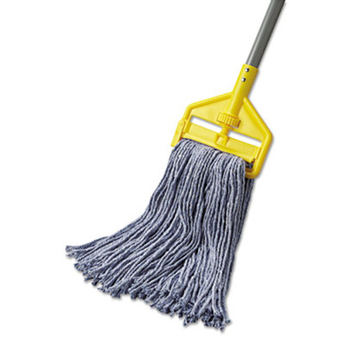 Boardwalk Mop Head  Standard Head  Cotton Synthetic Fiber  Cut-End   20  Blue  12 Carton (UNS 2020B)