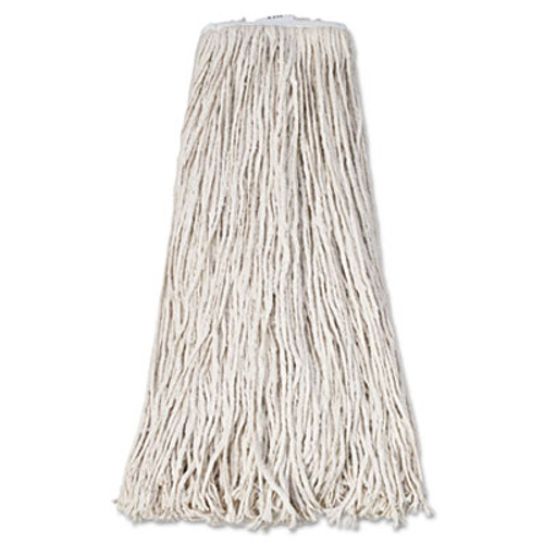 Boardwalk Mop Head  Premium Standard Head  Cotton Fiber  32oz  White  12 Carton (UNS 232C)