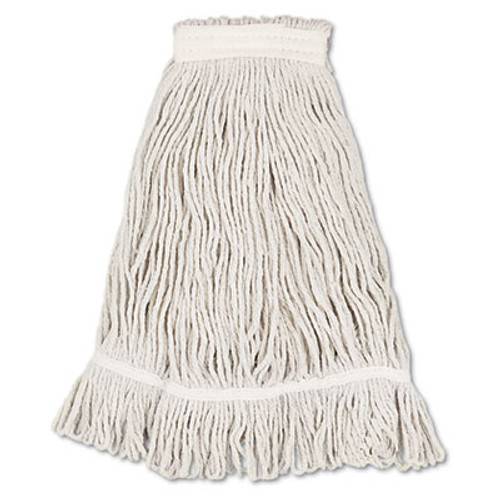 Boardwalk Mop Head  Loop Web Tailband  Value Standard  Cotton  No  32  White  12 Carton (UNS 4032C)