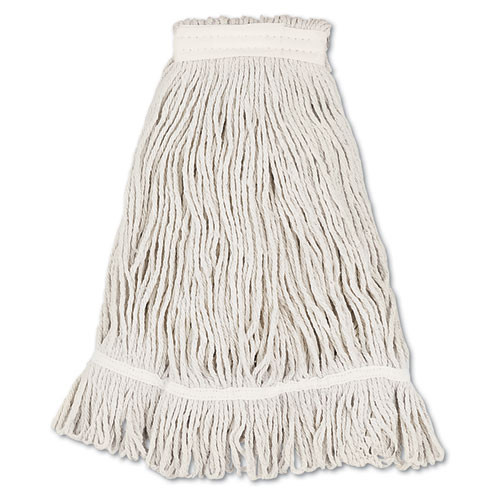 Boardwalk Mop Head  Loop Web Tailband  Value Standard  Cotton  No  32  White  12 Carton (UNS 4032C)