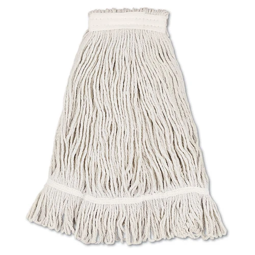 Boardwalk Mop Head  Loop Web Tailband  Value Standard  Cotton  No  32  White  12 Carton (UNS 4032C)