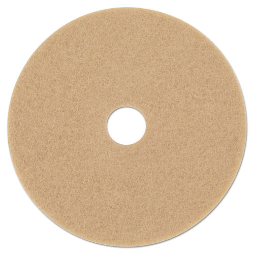 3M Ultra High-Speed Floor Burnishing Pads 3400  20  Diameter  Tan  5 Carton (MCO 05606)