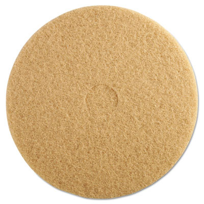 3M Ultra High-Speed Floor Burnishing Pads 3400  20  Diameter  Tan  5 Carton (MCO 05606)