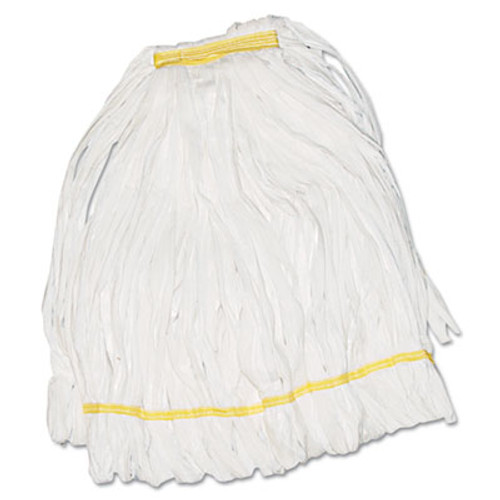 Boardwalk Mop Head  Looped  Enviro Clean With Tailband  Medium  White  12 Carton (UNS 8002)