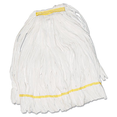 Boardwalk Mop Head  Looped  Enviro Clean With Tailband  Medium  White  12 Carton (UNS 8002)