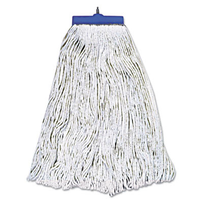 Boardwalk Mop Head  Lie-Flat Head  Rayon Fiber  24oz  White  12 Carton (UNS 824R)